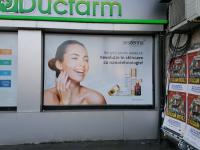 Autocolant printat si personalizat - Decor geamuri farmacie - Autocolante de fereastra personalizate - Colantari geamuri - autocolant geamuri pret, print cluj, reclame publicitare 