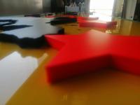 Decupaj volumetrie din pvc, logo volumetric pvc neluminos, sigla volumetrica